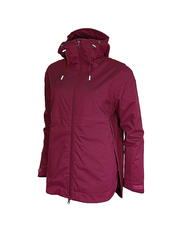 PRO-X ELEMENTS Damen Regenmantel Josi 2L wattiert beere | 38